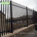 L tipe baja keamanan besi palisade panel pagar
